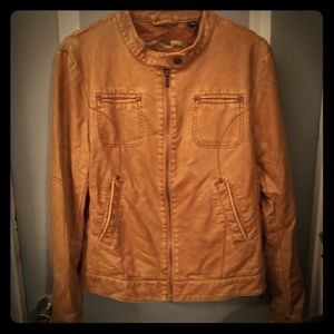 Camel Leather Jacket